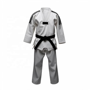 Uniforme de Karate de Artes Marciales Personalizado, Gi 100% Algodón Elástico, Logotipo Frontal, OEM/ODM, Alta Calidad - Product Image 1