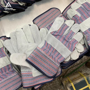 Gants de travail AIFRAN en cuir de vachette pleine fleur, robustes, pour ébénistes canadiens, réfléchissants, résistants aux coupures, antidérapants, pour la soudure, vente en gros - Product Image 4