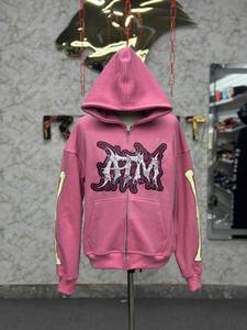 Sudadera con Capucha Bordada REXFIT SPORTS, Unisex, Estilo Urbano, Oversize, de Algodón French Terry, Negra con Estrellas Moradas y Logotipo en la Espalda, para Otoño - Product Image 3