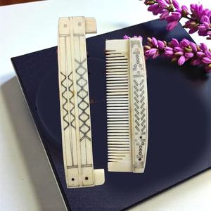 Tradebyd Premium Bone Hair <b>Comb</b> Handmade <b>Wide</b> Tooth <b>Comb</b> for Thick Curly Straight Hair Styling and Care - Product Image 1