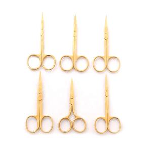 Ciseaux de maquillage de cils de beauté pointe pointue ongles cuticule sourcil nez pince à cheveux tondeuse et ciseaux à sourcils - Product Image 6