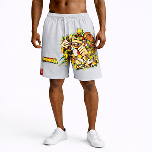 Custom IOTA SPORTS DESIGNS Streetwear Shorts Mesh Printing Double <b>Layer</b> Training Gym Mesh Basketball Shorts Manufacture - Product Image 3