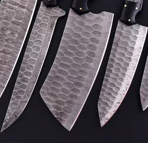 Juego de Cuchillos de Cocina Hechos a Mano Personalizados, Cuchillo de Chef de Acero de Damasco, el Mejor Juego de Cuchillos de Cocina para Asar - Product Image 6