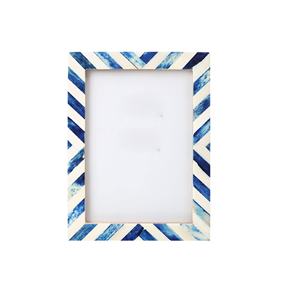 Cadre photo décoratif carré en incrustation d'os, design personnalisé, artisanat, décoration murale, taille et couleur personnalisables - Product Image 1