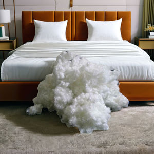 Three-dimensional Recycled <b>Polyester</b> <b>Fiber</b> Hollow Conjugated Style with Siliconized Pattern for Filling and Stuffing Material - Product Image 5