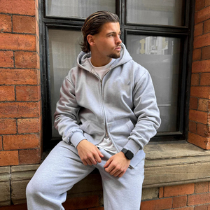 Full <b>Zip</b> Heavyweight High Quality Cotton Fleece Winter Hoodie <b>with</b> Custom Embroidery and <b>Zip</b>-Up Design - Product Image 5