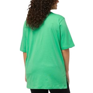 Camiseta de Verano para Mujer, Talla Grande, Cuello en V, Holgada, Informal, Suave, Personalizada al por Mayor, Fabricante OEM ODM - Product Image 3