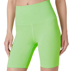 Shorts de yoga professionnels en gros avec coutures profilées pour le soutien des fessiers, personnalisation du logo, équipement Sialkot - Product Image 2