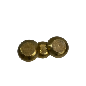 ชามใส่ผลไม้แห้งตกแต่งโลหะคุณภาพสูง ผิวสัมผัสทองเหลือง สำหรับงานแต่งงาน ใช้เสิร์ฟผลไม้และข้าวโพดคั่ว เหมาะสำหรับตกแต่งโต๊ะกลาง - Product Image 2