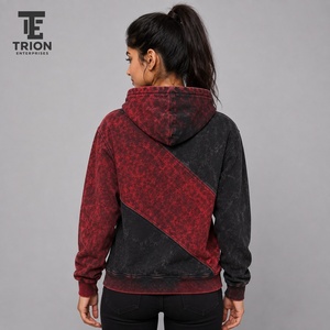 Sudadera Premium de Invierno para Mujer con Lavado Ácido, Logo Frontal, Casual, Forrada, 100% Algodón, Ajuste Cómodo, Tejido de Forro Polar Transpirable, Costuras Duraderas - Product Image 5