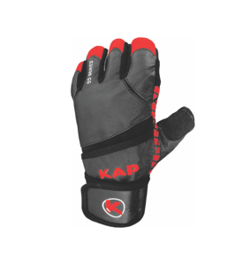 KAP 55 Series Half Finger Leather Fitness <b>Gloves</b> Adjustable Wrist Strap Weight Lifting Gym Training Breathable Non-Slip - Product Image 2