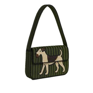 Sac à main floral perlé noir pour femme, sac à bandoulière ethnique fait main, pochette de soirée personnalisée pour fête - Product Image 4