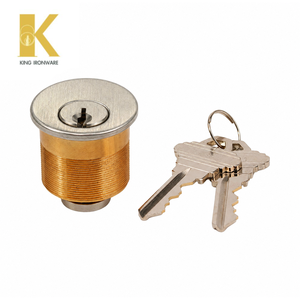 Serrure à mortaise 25 mm avec clé SC, en acier inoxydable satiné, inspection complète en usine, laiton massif durable - Product Image 3