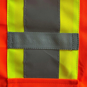 Chaleco de seguridad de trabajo para hombre, hecho a medida, de material transpirable, alta visibilidad, talla grande, certificado CE, precio de fábrica, corte ajustado, secado rápido - Product Image 6