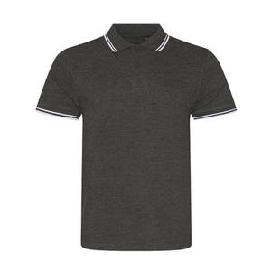 Camisa Polo de Algodón de Manga Corta, Corte Regular, Ribete en Contraste, Estilo Casual, Color Sólido, Tejido de Punto Piqué - Product Image 6