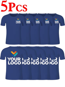T-shirts décontractés personnalisés OEM/ODM imprimés en sérigraphie pour hommes – Coton premium 100 % respirant, anti-plis, séchage rapide, écologique - Product Image 4