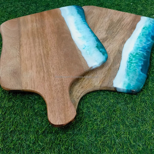 ขายโรงงานคุณภาพดีที่สุดมาใหม่ไม้มะม่วงเรซิ่นศิลปะเขียงเขียงชีสบอร์ดเขียง - Product Image 4