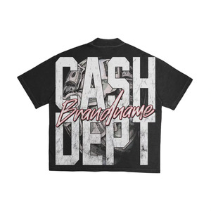 Camisetas de algodón 100% transpirables de calidad con logotipo personalizado para hombre, estampado gráfico oversize, cuello redondo, estilo urbano, marca privada estadounidense, OEM, ODM - Product Image 3