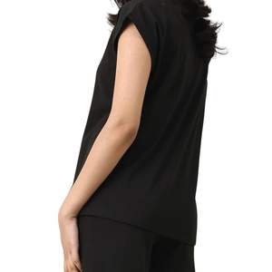 Women <b>Black</b> Crew Neck Cap Sleeve T Shirt Relaxed Fit Cotton Casual <b>Summer</b> Basic <b>Top</b> Soft Comfortable Daily Wear Women - Product Image 4