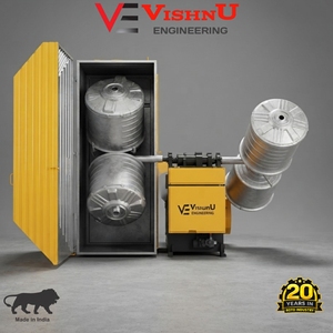 Máquina de Rotomoldeo Biaxial Automática de Dos Brazos con Engranaje y Motor para la Industria de Productos Plásticos Agrícolas - Product Image 1