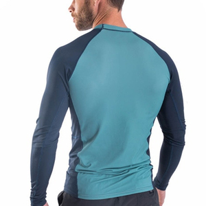 Chemise de protection anti-UV à manches longues pour hommes, tendance 2026, haut de gamme, à blocs de couleur, séchage rapide, en Spandex et Polyester, pour adultes - Product Image 2