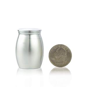 Exclusive Heritage Aluminum <b>Keepsake</b> <b>Memorial</b> Ash Urn Tribute Holder Designed With Elegant Craftsmanship And Matte Texture - Product Image 1