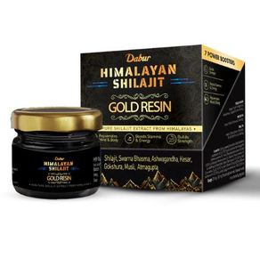 Résine de Shilajit Or Dabur Himalayan 20g 100% pure, Shilajit ayurvédique pour la force et l'endurance - Product Image 1