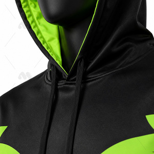 Sweat à capuche en polaire polyester personnalisé de haute qualité, coupe oversize, style streetwear, unisexe, épais, doux, chaud, décontracté - Product Image 5