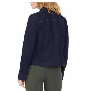 Veste en jean pour femmes, design personnalisé, prix d'usine OEM ODM, qualité supérieure, douce et confortable, vêtements décontractés, fournisseur - Product Image 4