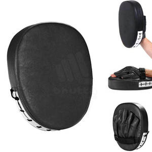 Pads de frappe en cuir personnalisables pour la boxe, haute qualité, anti-humidité, fermeture auto-agrippante - BHUTTA ENTERPRISES - Product Image 4