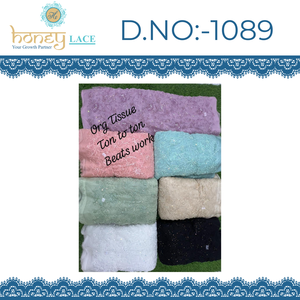 Tissu Fendy brodé respirant au toucher doux, vêtements de mariage, décoration intérieure, style élégant, accessoires de meubles de luxe non tissés - Product Image 3