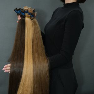 Extensiones de cabello Remy a granel, extensiones de cabello rubio doble dibujado, precio al por mayor a granel, cabello crudo vietnamita - Product Image 3