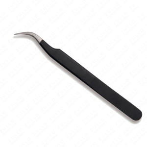 Custom Black Stainless Steel Eyelash Tweezers High Quality Volume Lash Applicator Professional Extension <b>Tool</b> - Product Image 3