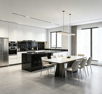 Villa modulaire luxueuse et moderne en conteneurs avec terrasse sur le toit, style resort élégant, maison préfabriquée de luxe