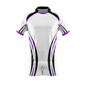 Conjunto de Camiseta de Fútbol Sublimada Blanca para Hombre, 100% Poliéster, Logotipo Frontal, Manga Corta, Absorbe la Humedad, Ajuste Atlético, para Todas las Temporadas - Product Image 6
