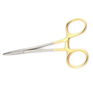 Porte-aiguille Mayo Hegar Premium 16 cm - Acier inoxydable de qualité chirurgicale, manche doré TC, autoclavable, haute adhérence - Certifié ISO13485 CE - Product Image 4