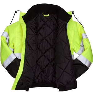 Customizable Outdoor Construction <b>Worker</b> Safety <b>Jacket</b> with Multiple Pockets Wholesale Workwear with Customized Logo - Product Image 3