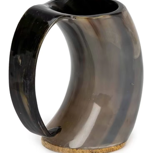 Taza de Cuerno Ecológica Hecha a Mano de Alta Calidad para Café y Cerveza, Multiusos, Directo del Proveedor Indio, para Camping - Product Image 1