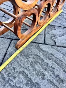 Porte-bouteilles en bois de grande taille, élégant et pratique pour les buffets, les événements, les fêtes et les bars à domicile, présentant plusieurs bouteilles de manière soignée - Product Image 5