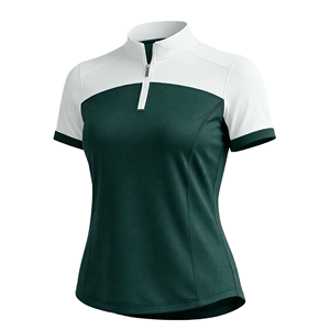 เสื้อโปโลผู้ชายแขนสั้นถักลายบล็อกสี แห้งเร็ว สไตล์สปอร์ต - Product Image 1