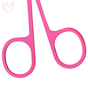 กรรไกรตัดเล็บสีชมพู สแตนเลสสตีล สำหรับมืออาชีพ อุปกรณ์ตัดแต่งเล็บและทำเล็บเท้า - Product Image 3