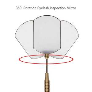 Espejo de Maquillaje de Escritorio con Luz, Doble Cara, Aumento 3X, Diseño Sencillo pero Elegante, Accesorio de Belleza - Product Image 5