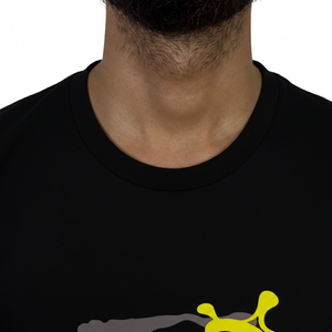 T-shirt décontracté pour homme de haute qualité, style streetwear, surdimensionné, long, premium, uni, personnalisable avec logo OEM. - Product Image 2