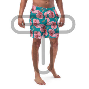 Shorts de plage d'été pour hommes avec impression Logo et design personnalisés Shorts de surf de qualité supérieure fermeture à la taille élastique plaine - Product Image 6
