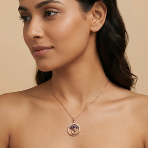 Colgante de Diamante Natural de 0.08 Quilates, Color H-I, Corte Brillante Redondo, Claridad VS-SI, Certificado IGI, Diamante Extraído de la Tierra, Joyería Solitaria, Regalo - Product Image 1