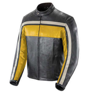 2026 Leather Motorbike Racing Jacket With Top Stitching Leather Material Motorbike Winter Jackets And Best Quality OEM Available - Product Image 3