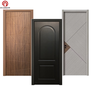 Porte en composite bois WPC de haute qualité, design moderne, personnalisable, pour chambre principale d'appartement, imperméable, anti-moisissure, résistante à la chaleur - Product Image 6