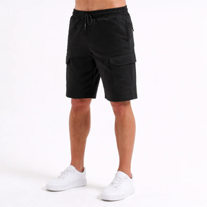 Shorts de bain décontractés pour hommes en polyester légers, respirants, imperméables et à séchage rapide avec cordon de serrage - Product Image 1