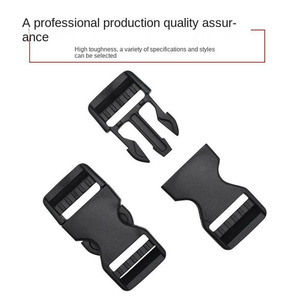Hebillas de Plástico de Liberación Lateral Multitamaño Negras, Clips Desmontables para Correas de Mochilas, Equipaje y Bolsas de Aire Libre - Product Image 6