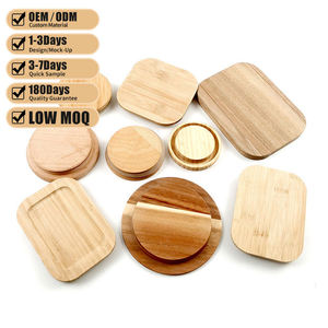 Couvre-aliments jetables en bois rond, design classique - Product Image 4